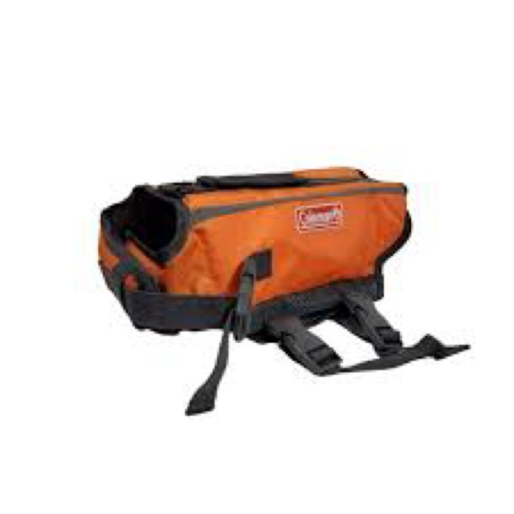 Coleman Orange and Black Dog Safety Life Jacket